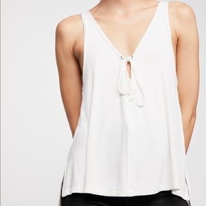 NWOT We the Free Scarlett Tank in White